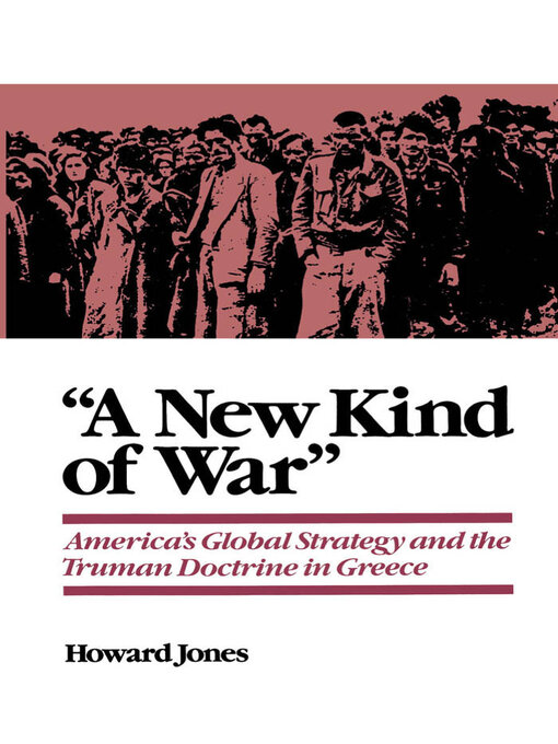 Title details for "A New Kind of War" by Howard Jones - Wait list